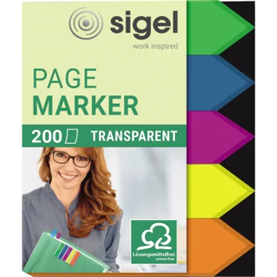 SIGEL Haftmarker HN613 45x60mm Pfeil farbig sortiert 5 St./Pack. SIGEL Haftmarker HN613 45x60mm Pfeil farbig sortiert 5 St./Pack.