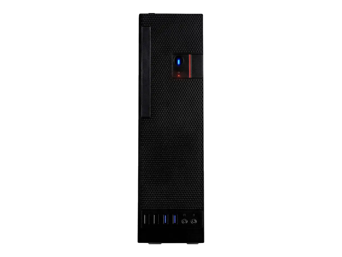 Inter-Tech S-331 - Ultrakompaktes Desktopgehäuse - Mini-ITX - keine Spannungsversorgung (TFX12V) - USB/Audio