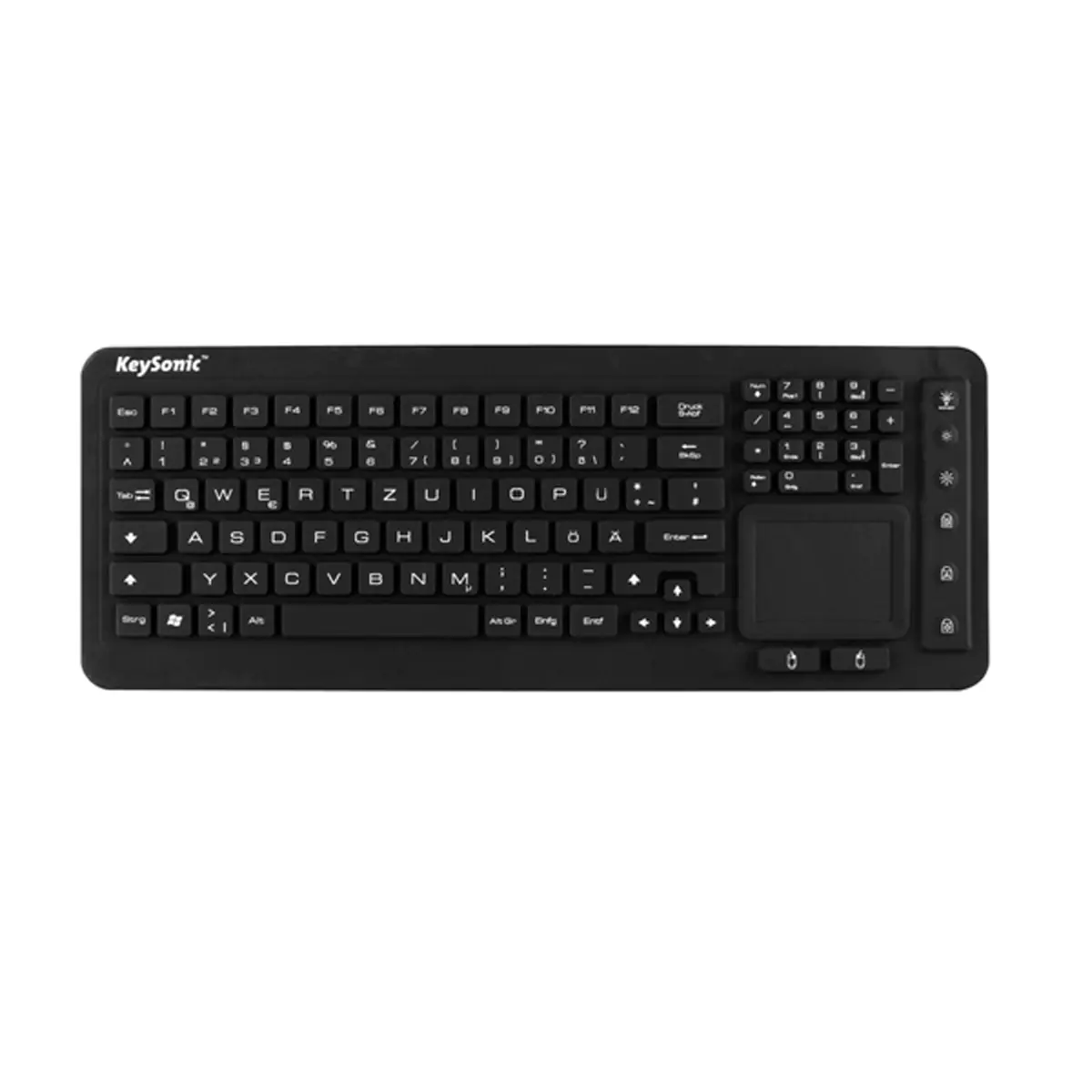 KeySonic Industrietastatur IP68 Touchpad Ksk-6231 Inel DE - Tastatur - 98 Tasten 28036