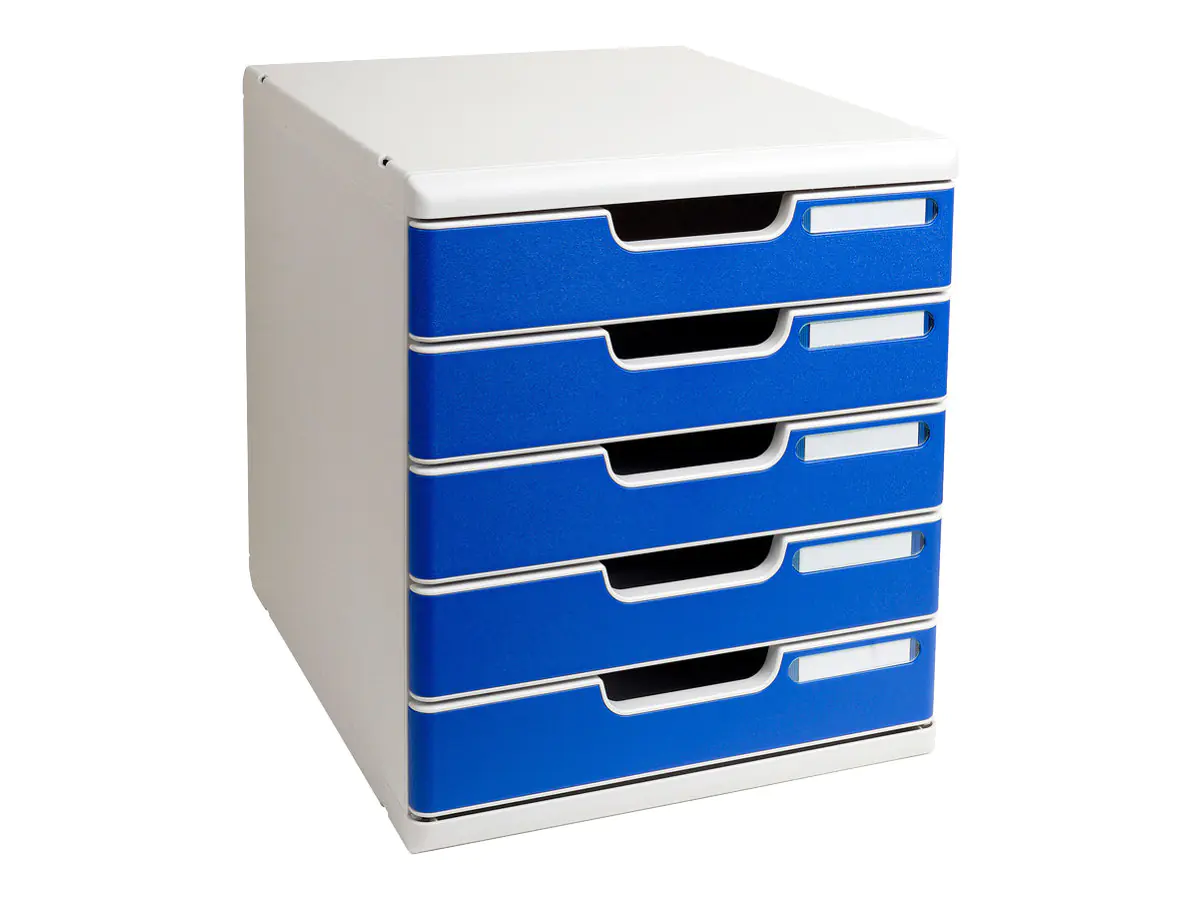 Exacompta MODULO Classic - Schubladenschrank - 5 Schubfächer - für A4 Plus (210 x 330 mm) 301003D