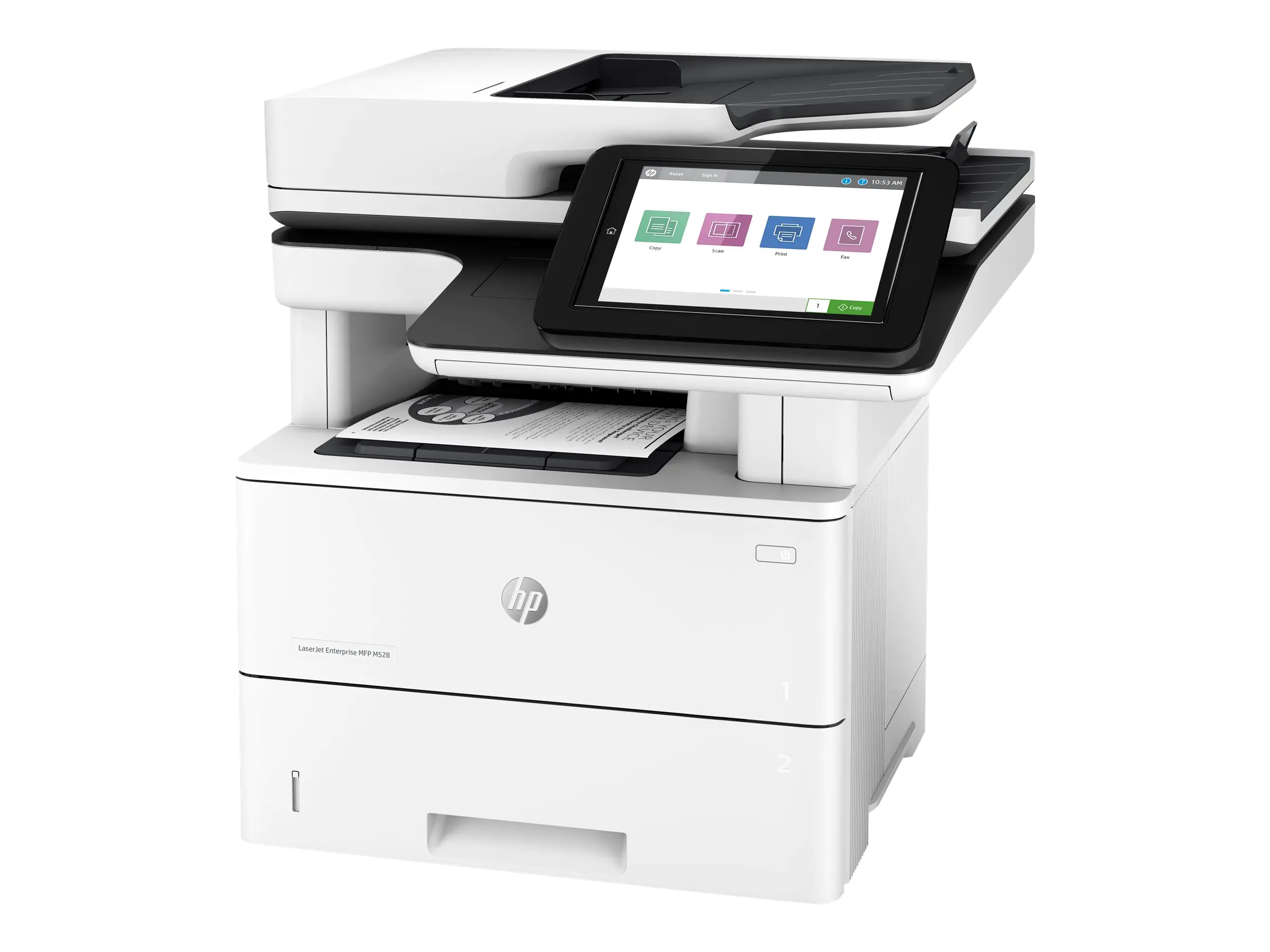 HP LaserJet Enterprise MFP M528dn - Multifunktionsdrucker - s/w - Laser - Legal (216 x 356 mm) (Original) - A4/Legal (Medien) - bis zu 43 Seiten/Min. (Kopieren) - bis zu 43 Seiten/Min. (Drucken) - 650 Blatt - USB 2.0, Gigabit LAN, USB 2.0-Host