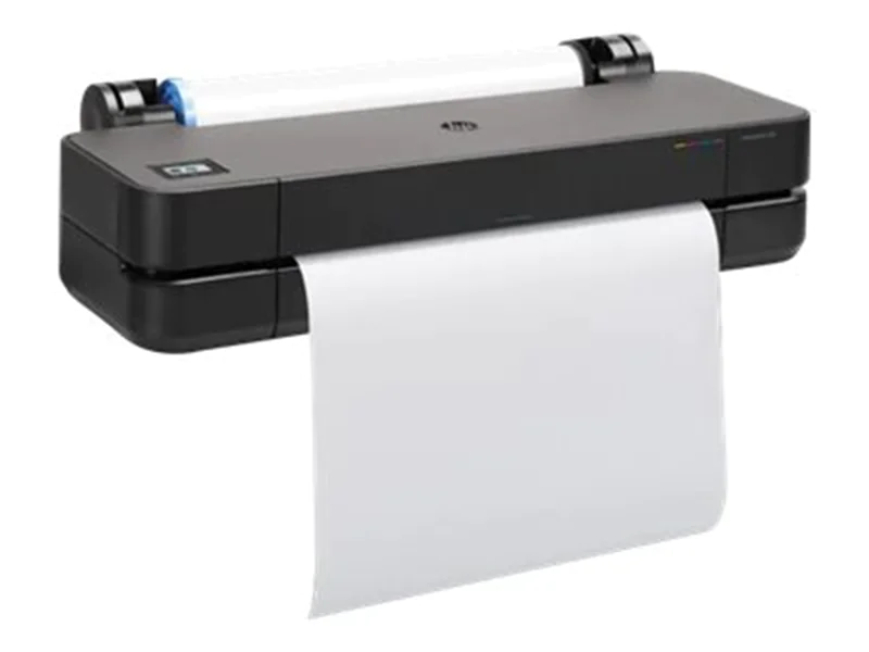 HP DesignJet T230 - 610 mm (24") Großformatdrucker - Farbe - Tintenstrahl - A1, ANSI D - 2400 x 1200 dpi - bis zu 0.58 Min./Seite (einfarbig)/ bis zu 0.58 Min./Seite (Farbe) - USB 2.0, LAN, Wi-Fi
