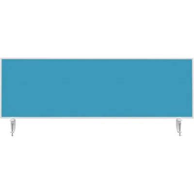 magnetoplan® Tischtrennwand VarioPin 160 x 50 cm (B x H) 2cm schwer entflammbar türkis