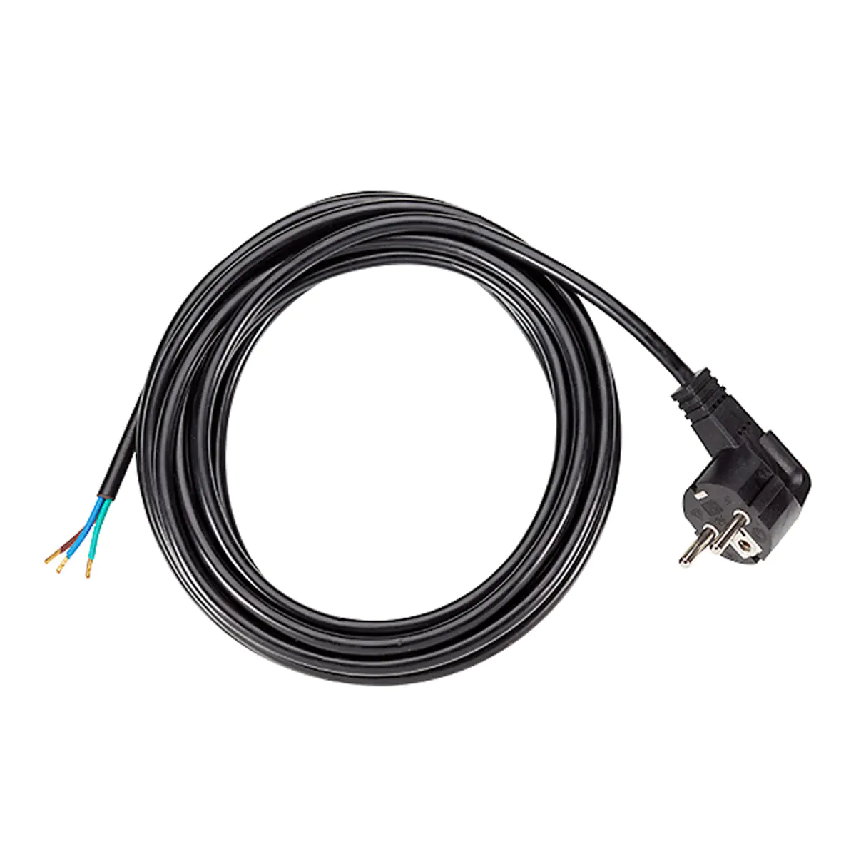 Bachmann Stromkabel - power CEE 7/7 (M) rechtwinklig zu ohne Stecker 30 mm abisoliert 304.174