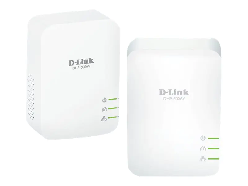 D-Link PowerLine AV2 1000 HD Gigabit Starter Kit DHP-601AV - Bridge - GigE, HomePlug AV (HPAV)