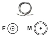 LANCOM AirLancer Cable NJ-NP - Antennenkabel - Anschlußstück Serie N (W) zu Anschlußstück Serie N (M) - 3 m