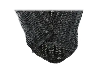 Delock - Geflechtschlauch - 10 m - Schwarz