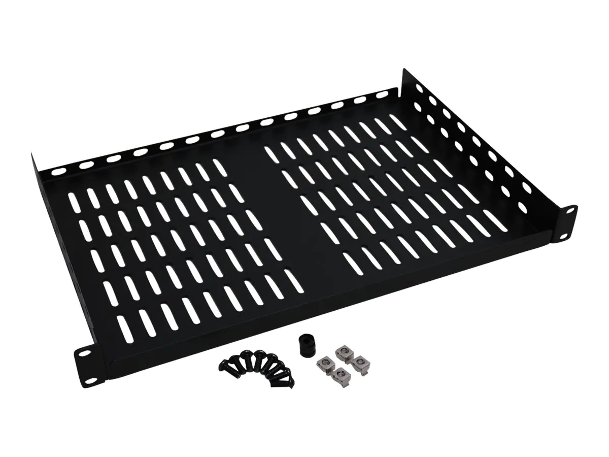 Eaton Tripp Lite Series Rack Enclosure Cabinet Cantilever Fixed Shelf 40lb Capacity 1URM - Rack - Regal - Schwarz - 1U