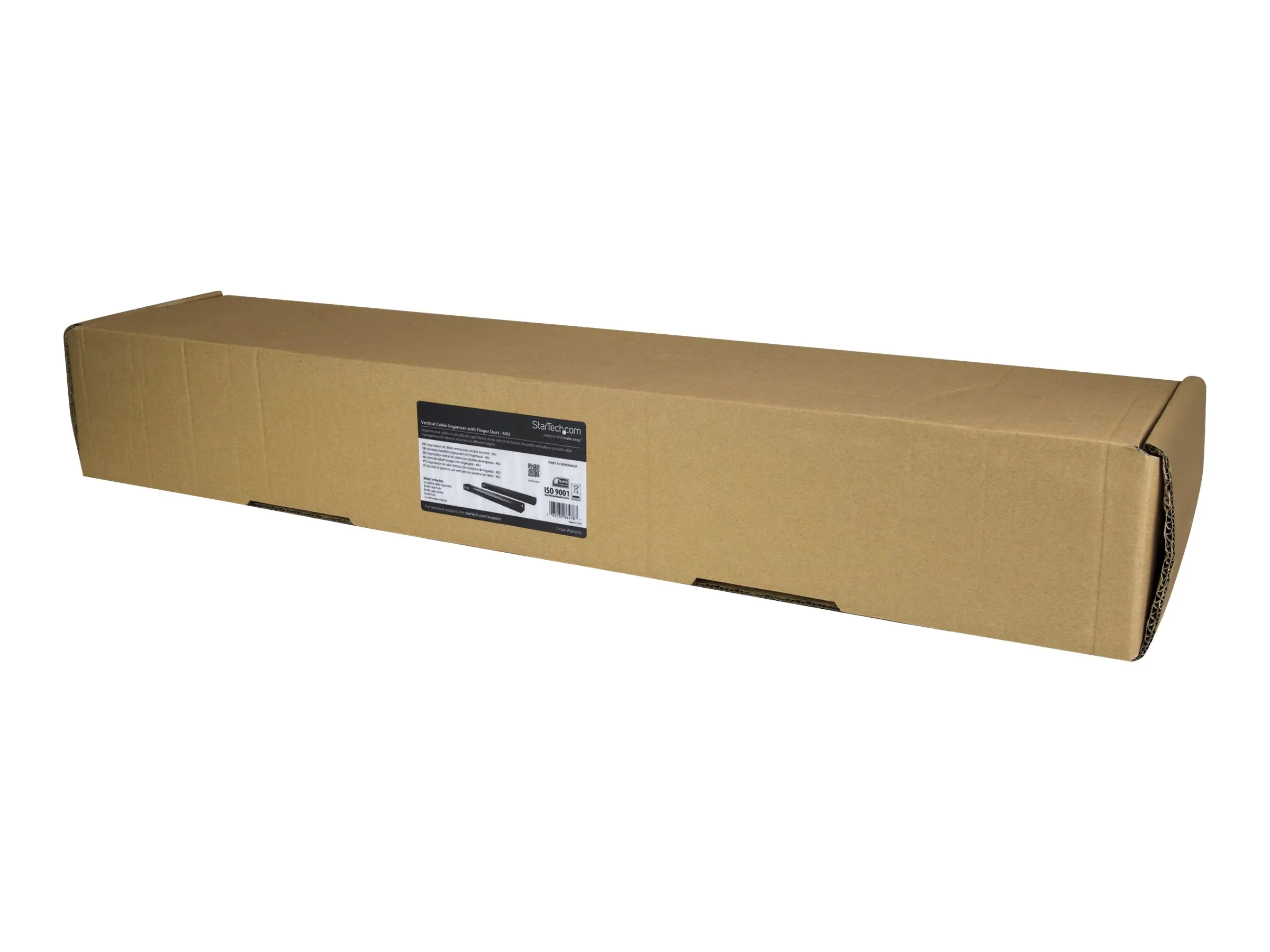 StarTech.com Vertikaler Kabelordner mit Finger Duct