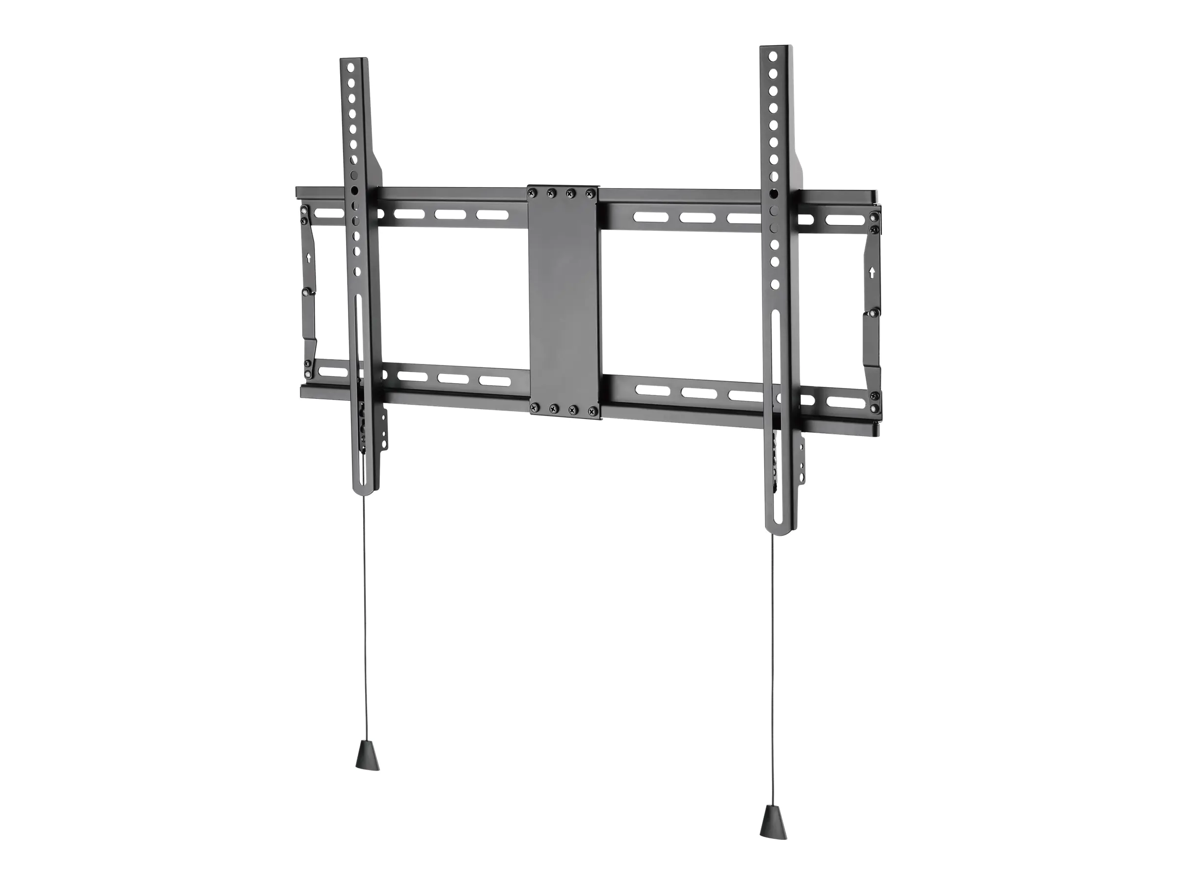Vision VFM-W6X4V/2 - Befestigungskit (Wandmontage) - nicht kippbar - für Flachbildschirm - verriegelbar - kaltgewalzter Stahl - Schwarz - Bildschirmgröße: 94-177.8 cm (37"-70")