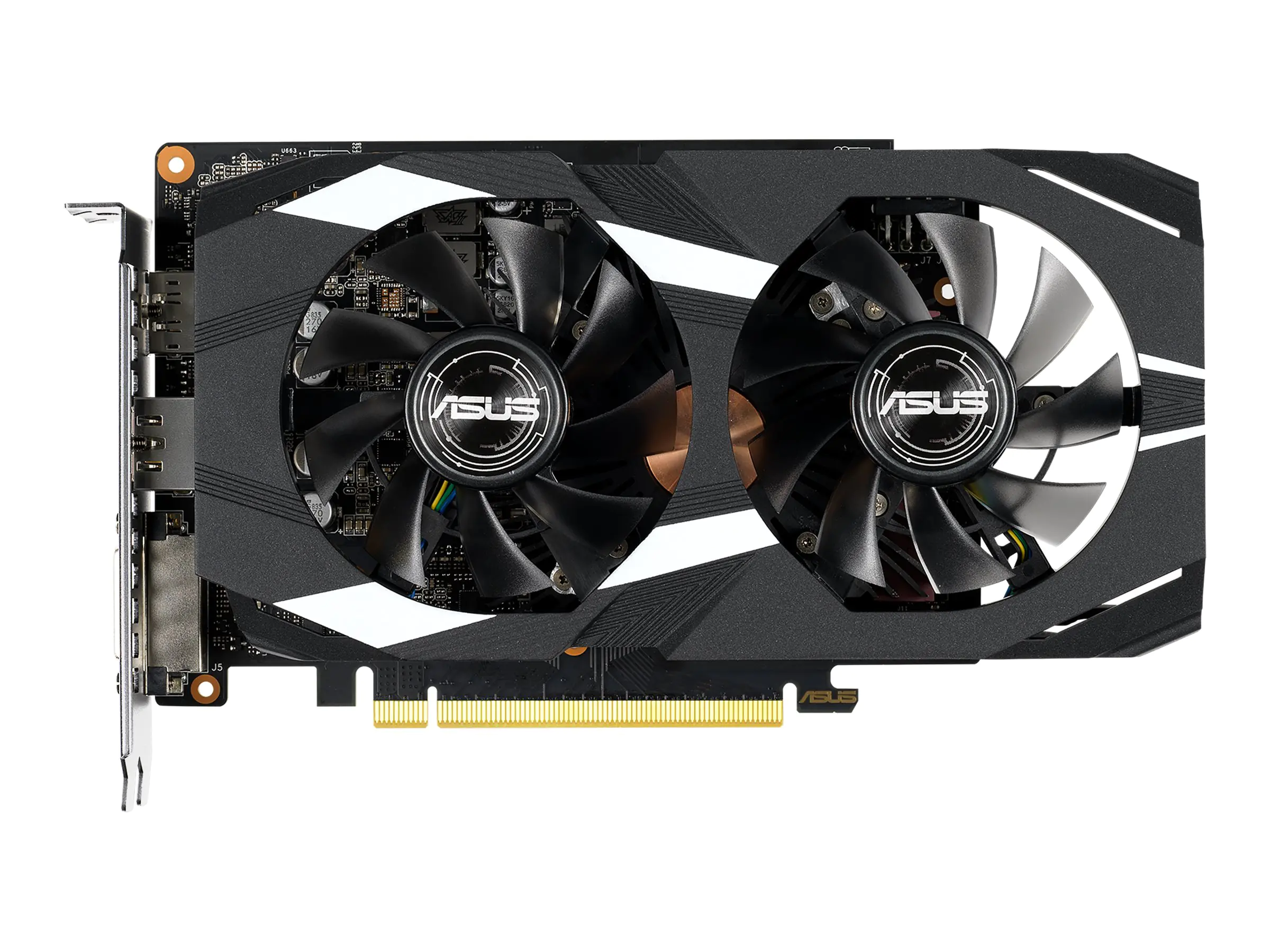 ASUS Dual GeForce GTX 1650 V2 - OC Edition - Grafikkarten - GF GTX 1650 - 4 GB GDDR6 - PCIe 3.0 - DisplayPort, HDMI, DVI