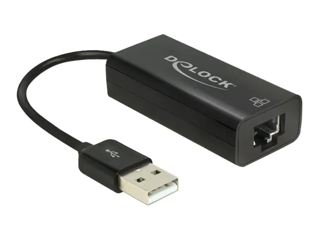 Delock Adapter USB 2.0 > LAN 10/100 Mb/s - Netzwerkadapter 62595