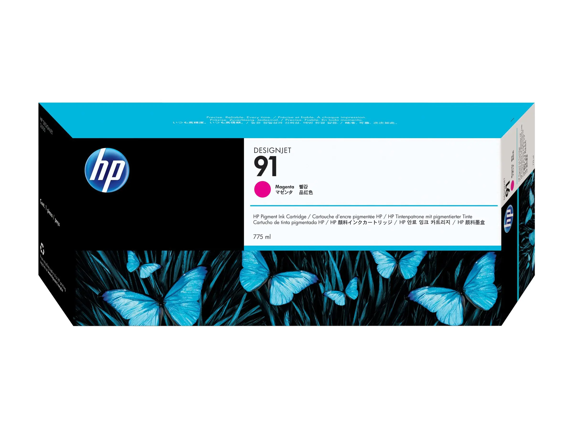 HP 91 - 775 ml - Magenta - Original - Tintenpatrone - für DesignJet Z6100, Z6100ps