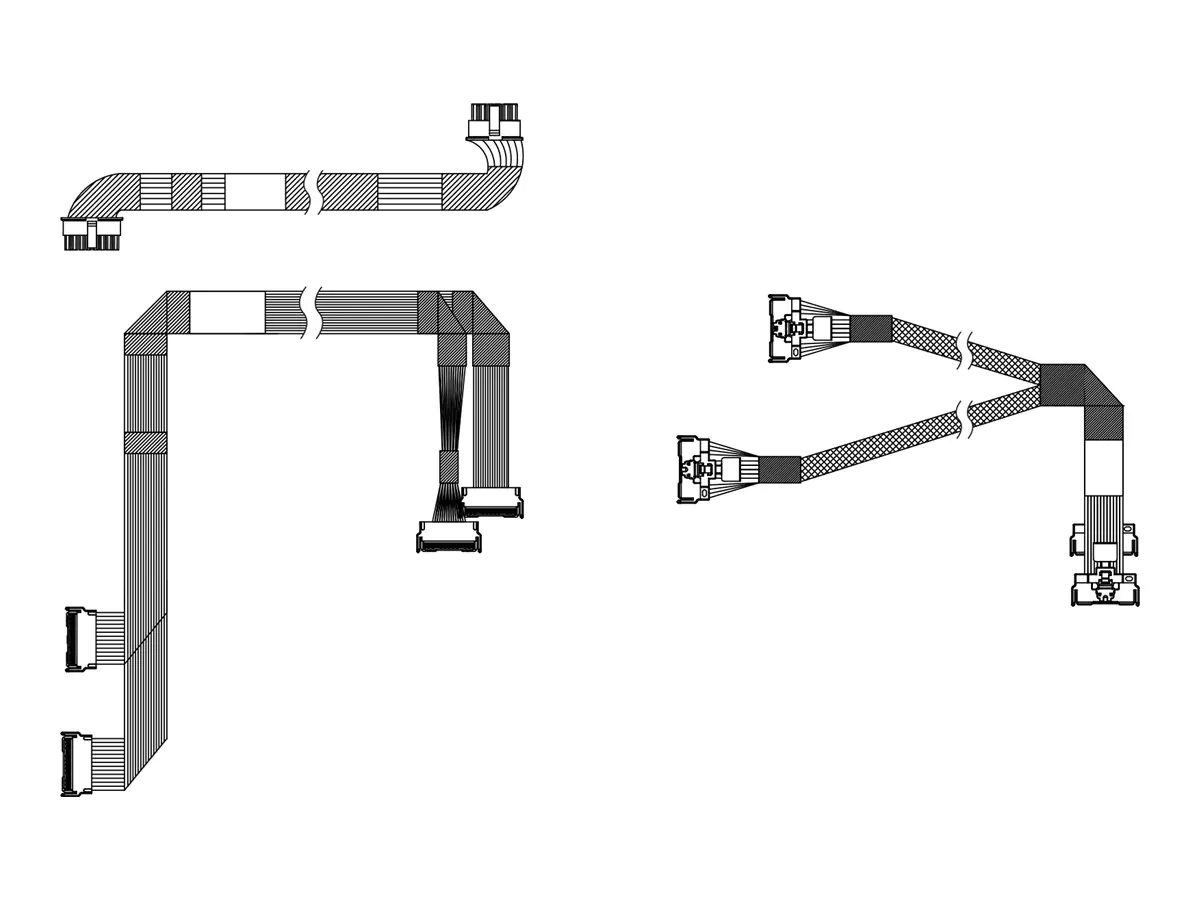 Lenovo Speicherkabelkit - für 4 x 2,5" NVMe-Backplane 4X97A85012
