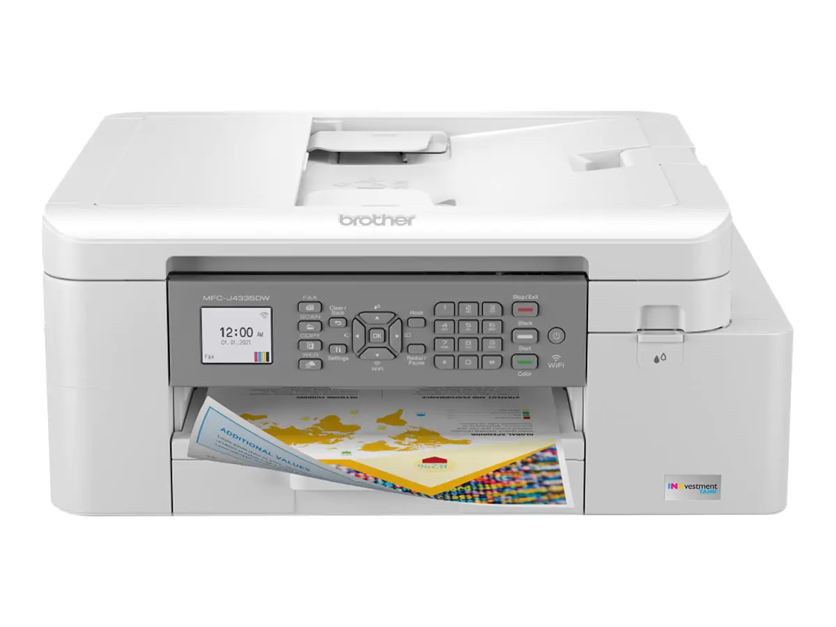 Brother MFC-J4335DW - Multifunktionsdrucker - Farbe - Tintenstrahl - A4/Letter (Medien) - bis zu 13 Seiten/Min. (Kopieren) - bis zu 20 Seiten/Min. (Drucken) - 150 Blatt - USB 2.0, Wi-Fi(n) Brother MFC-J4335DW - Multifunktionsdrucker - Farbe - Tintenstrahl - A4/Letter (Medien) - bis zu 13 Seiten/Min. (Kopieren) - bis zu 20 Seiten/Min. (Drucken) - 150 Blatt - USB 2.0, Wi-Fi(n)