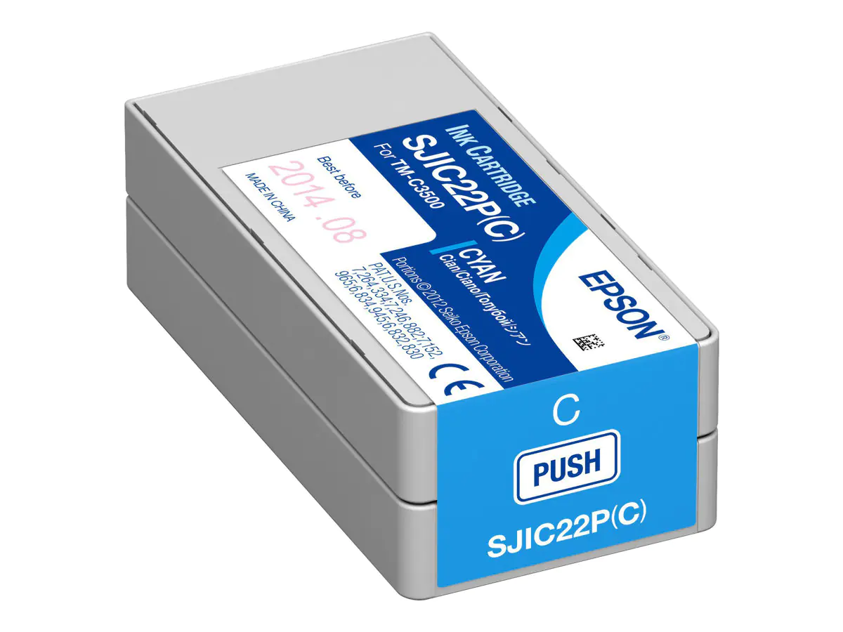 Epson SJIC22P(C) - Cyan - original - Tintenpatrone C33S020602