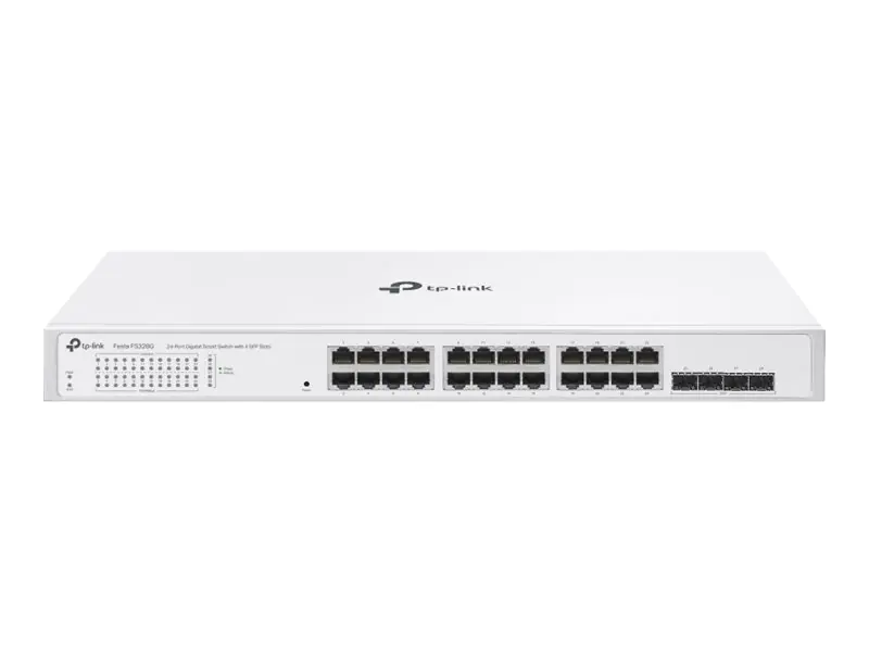 TP-LINK Festa FS328G V1 - Switch - Smart - 24 x 10/100/1000Base-T + 4 x 1 Gigabit SFP