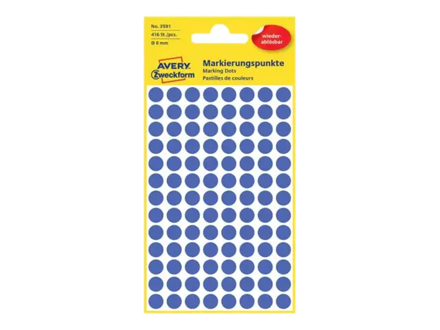 Avery Zweckform Avery - Selbstklebeetikett - Blau (Packung mit 3591