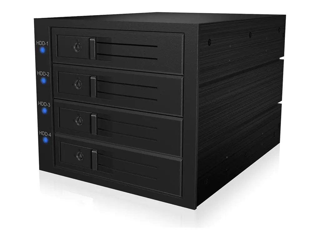 ICY BOX IB-574SSK-12G - Festplatten-Array - 4 Schächte (SATA-600 / SAS)