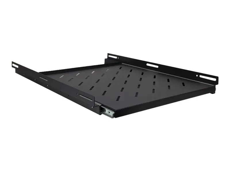 Inter-Tech SWS-650/1000 - Rack-Bodenpaneel - Schwarz, RAL 9005 - 1U - 48.3 cm (19")