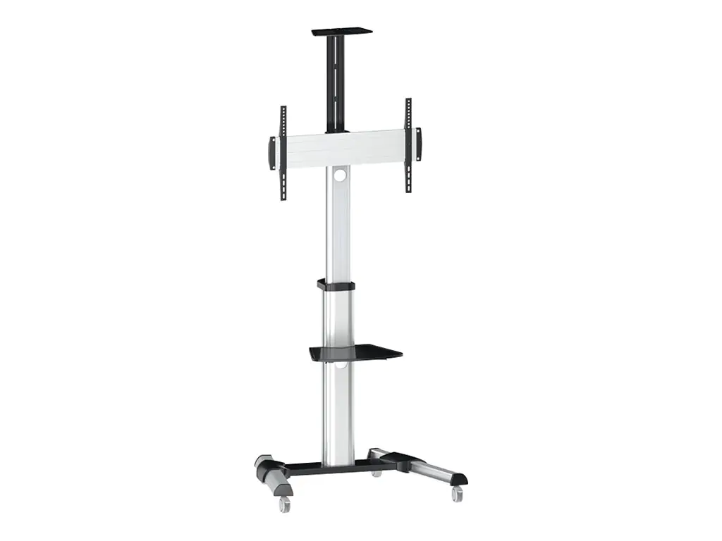 LogiLink Wagen - für TV / DVD / Kamera - fester, kaltgepresster Stahl - Bildschirmgröße: 94-177.8 cm (37"-70") BP0025