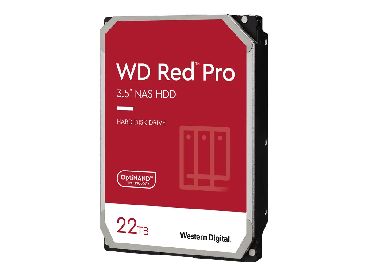 WD Red Pro WD221KFGX - Festplatte - 22 TB - intern - 3.5" (8.9 cm) - SATA 6Gb/s - 7200 rpm - Puffer: 512 MB WD Red Pro WD221KFGX - Festplatte - 22 TB - intern - 3.5" (8.9 cm) - SATA 6Gb/s - 7200 rpm - Puffer: 512 MB