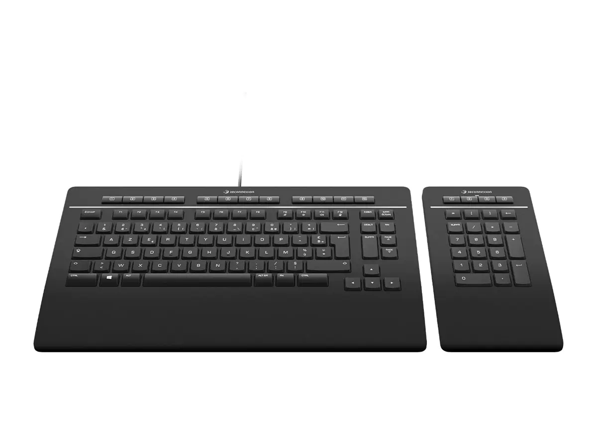 3Dconnexion Keyboard Pro with Numpad - Tastatur 3DX-700092