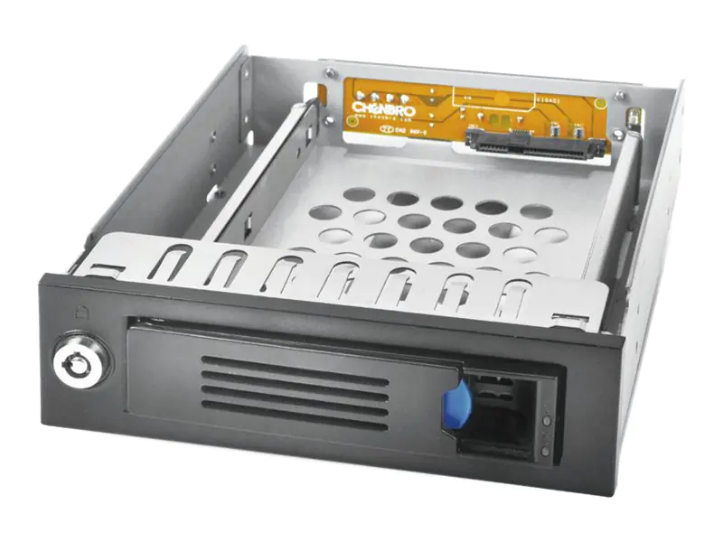 Chenbro Micom SK31101 - HDD-Gehäuse - 5.25 Zoll SAS - 12 Gbit/s - Silber - SK31101T3