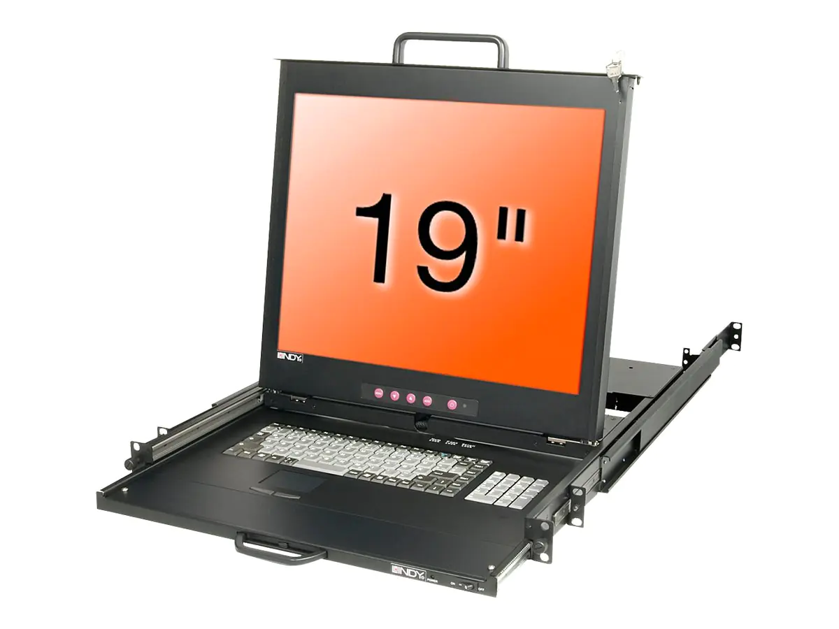 Lindy KVM Terminal PRO 19 - KVM-Konsole - PS/2 - 48.3 cm (19")