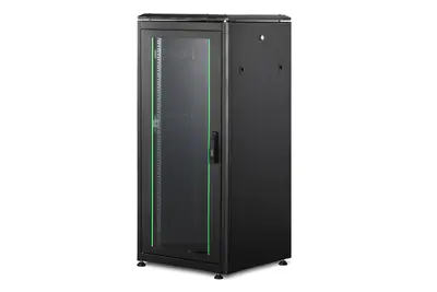 Digitus Professional Unique DN-19 26U-6/6-B-1 - Schrank Netzwerkschrank - Schwarz, RAL 9005 - 26U - 48.3 cm (19")