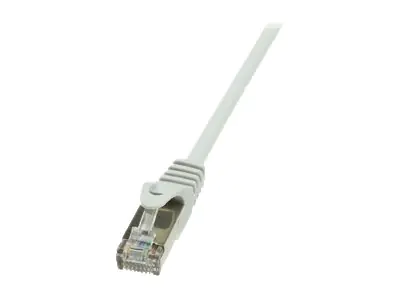 LogiLink - Patch-Kabel - RJ-45 (M) zu RJ-45 (M) - 25 cm - SF/UTP - CAT 5e - Grau
