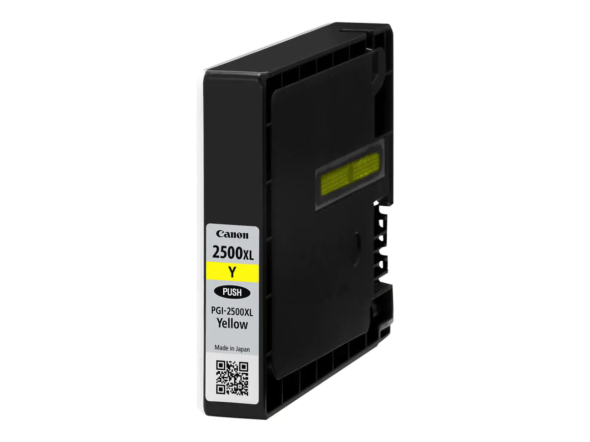 Canon PGI-2500XL Y - 19.3 ml - Hohe Ergiebigkeit - Gelb - Original - Tintenbehälter - für MAXIFY iB4050, iB4150, MB5050, MB5150, MB5155, MB5350, MB5450, MB5455 Canon PGI-2500XL Y - 19.3 ml - Hohe Ergiebigkeit - Gelb - Original - Tintenbehälter - für MAXIFY iB4050, iB4150, MB5050, MB5150, MB5155, MB5350, MB5450, MB5455
