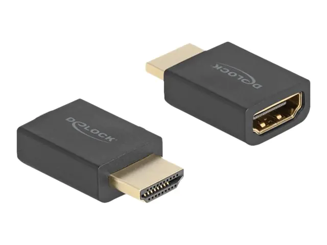 Delock Hohe Geschwindigkeit - HDMI-Adapter mit Ethernet - HDMI männlich zu HDMI weiblich -
