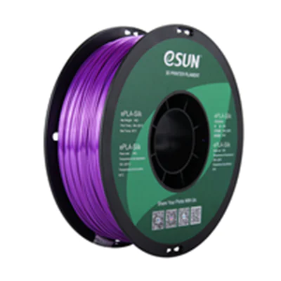 Esun eSilk-PLA 1.75mm Purple 1kg 3D Filament Esun eSilk-PLA 1.75mm Purple 1kg 3D Filament