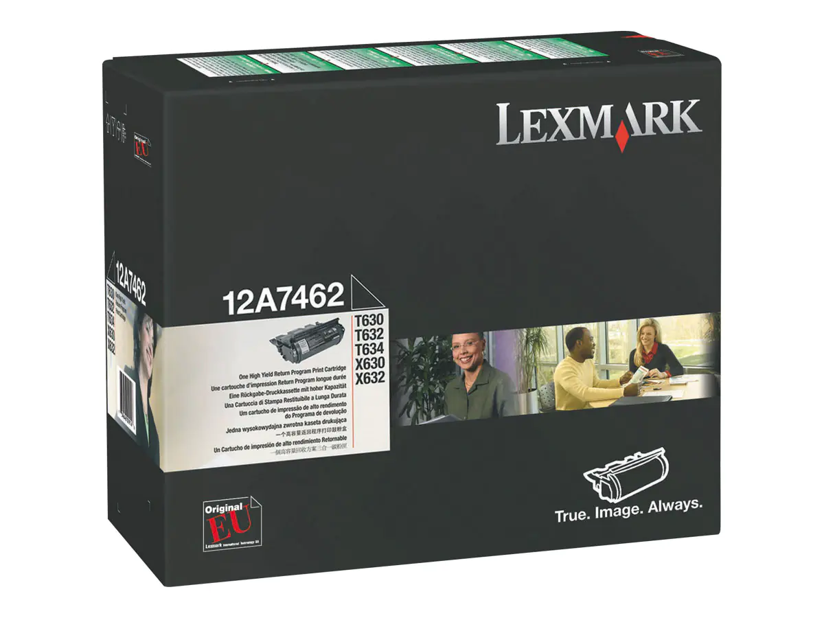 Lexmark - Hohe Ergiebigkeit - Schwarz - Original - Tonerpatrone LCCP, LRP - für Lexmark T630, T632, T634, T634dtn-32, X630, X632, X634