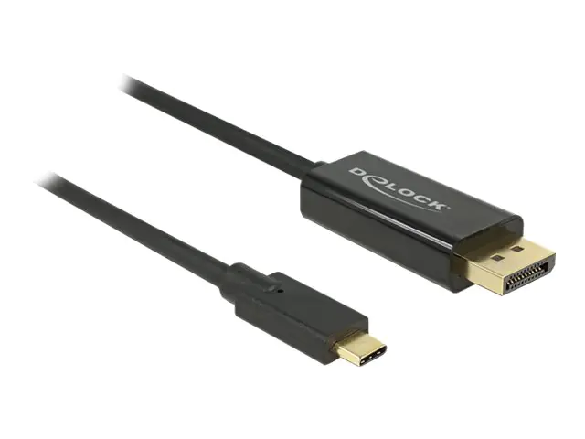 DeLOCK - Externer Videoadapter - USB-C - DisplayPort - Schwarz - retail DeLOCK - Externer Videoadapter - USB-C - DisplayPort - Schwarz - retail