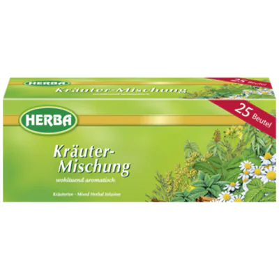 HERBA Tee Kräuter-Mischung 25 Btl./Pack. HERBA Tee Kräuter-Mischung 25 Btl./Pack.