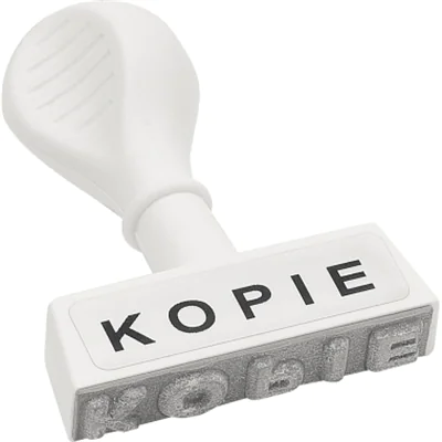 WEDO Textstempel KOPIE 19324 45mm Kunststoff weiß WEDO Textstempel KOPIE 19324 45mm Kunststoff weiß