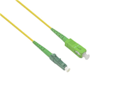 Helos LWL Simplex Patchkabel SC/APC-LC/APC G657 9/125µm OS2 3.0m - 3 m