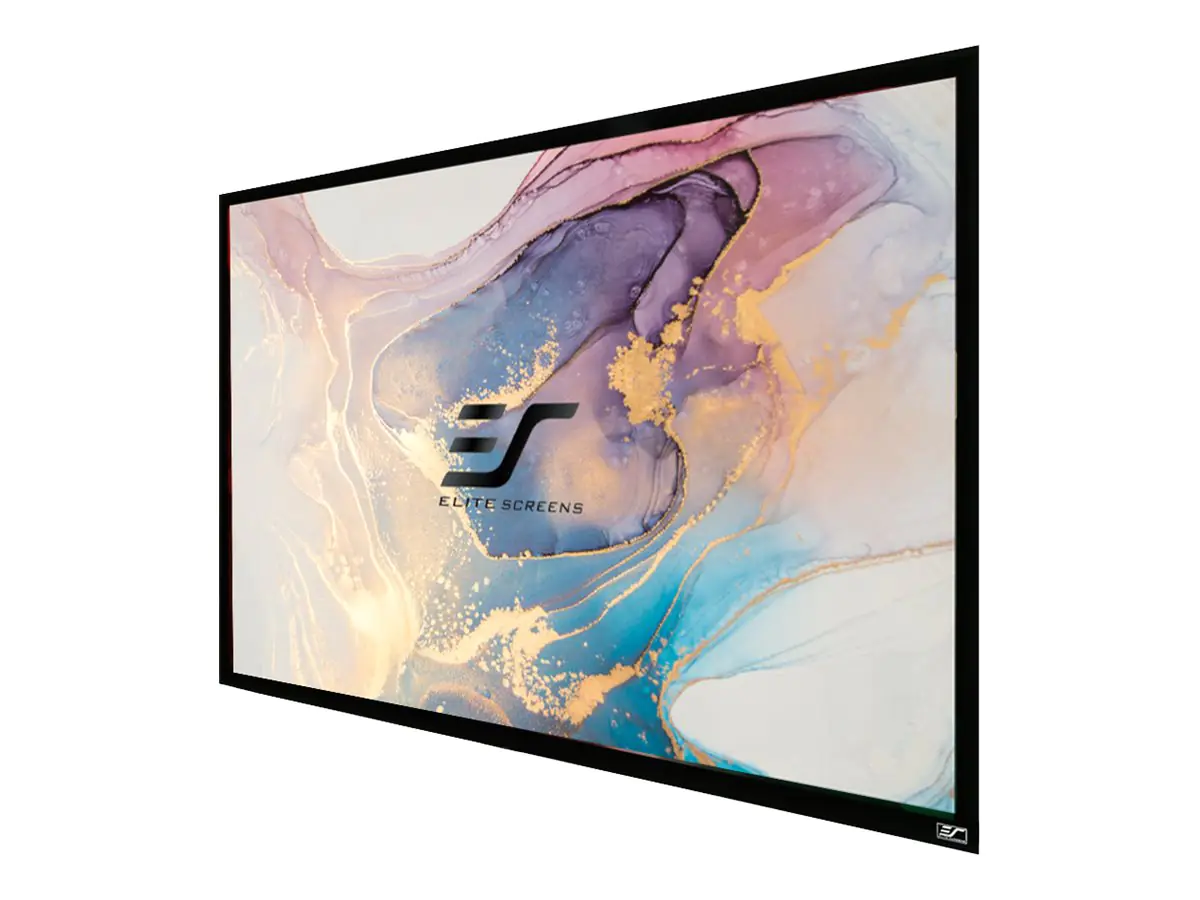 Elite SableFrame ER120WH1 - Leinwand - geeignet für Wandmontage - 305 cm (120") - 16:9 - CineWhite - Velvet Black