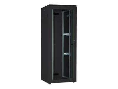 Digitus Unique DN-19 36U-8/8-B-1 - Schrank Netzwerkschrank - Schwarz, RAL 9005 - 36U - 48.3 cm (19")