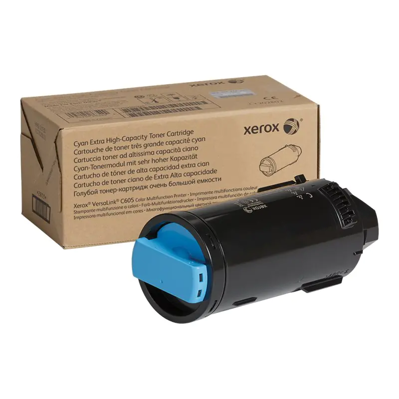 Xerox - Extrahohe Kapazität - Cyan - Original - Tonerpatrone - für VersaLink C605 Xerox - Extrahohe Kapazität - Cyan - Original - Tonerpatrone - für VersaLink C605