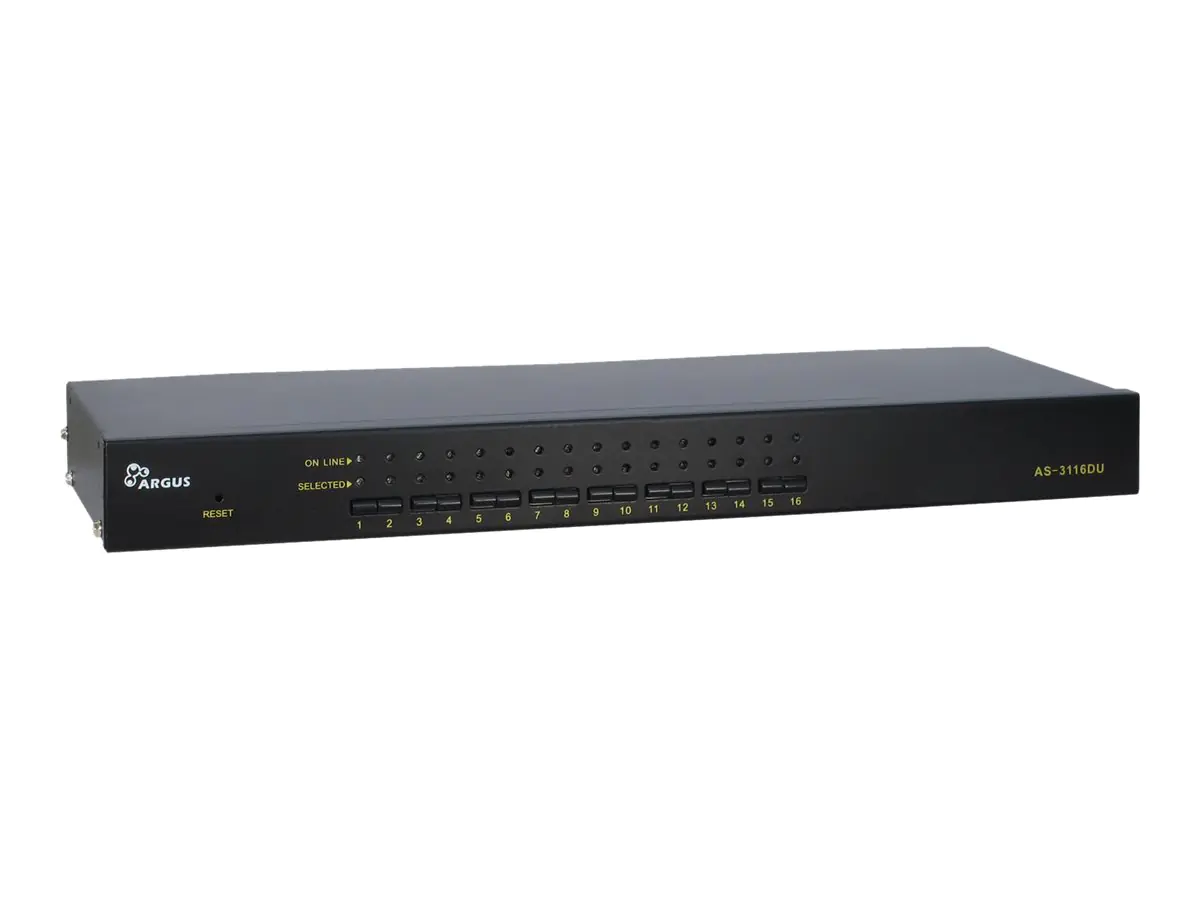 Argus KVM AS-3116DU - KVM-Switch - 16 x KVM port(s)