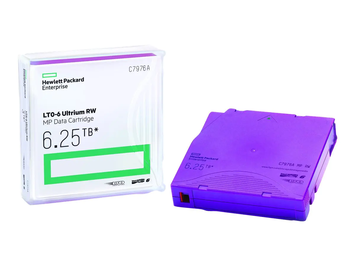 HPE Ultrium RW Data Cartridge - LTO Ultrium 6 6.25 TB - lila - für StoreEver 6250, LTO-6, MSL2024, MSL4048, MSL8096; StoreEver 1/8 G2