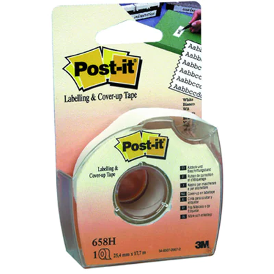 Post-it Korrekturband 658H 25,4mmx18m 8zeilig weiß Post-it Korrekturband 658H 25,4mmx18m 8zeilig weiß