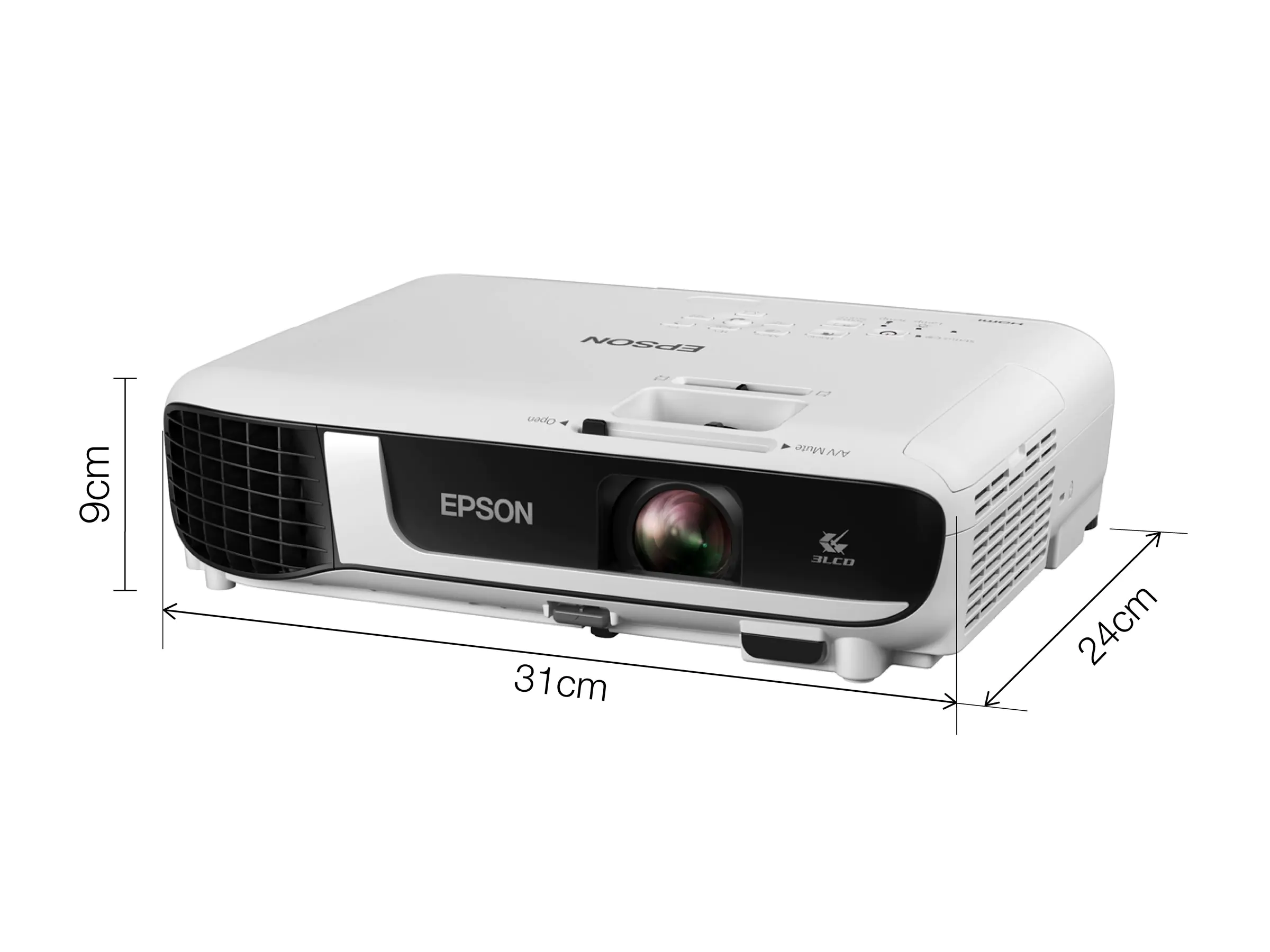 Epson EB-W51 - 3-LCD-Projektor - tragbar - 4000 lm (weiß) V11H977040