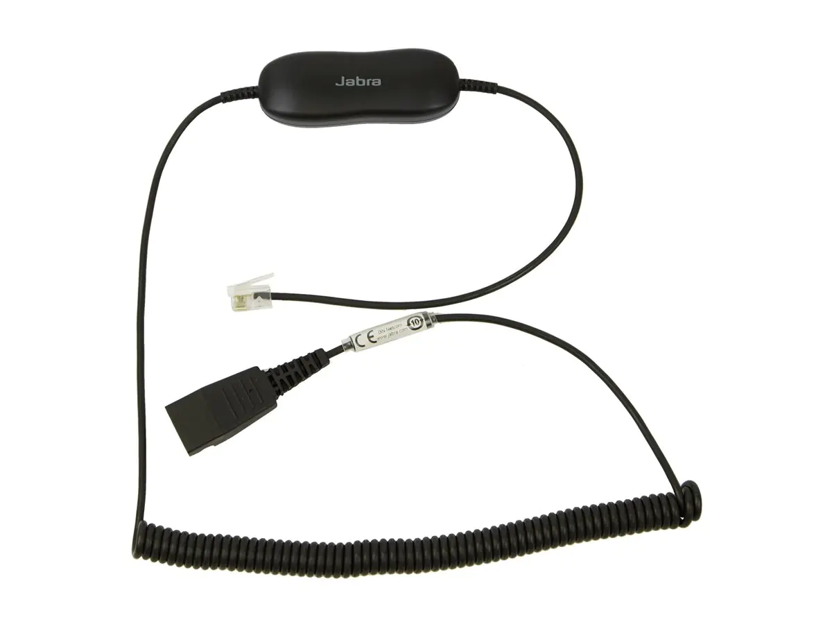 Jabra GN1216 - Headset-Kabel - RJ-9 männlich zu Quick Disconnect männlich - 2 m - für Avaya one-X Deskphone Edition 96XX; Jabra GN 2000, GN1900, GN2000; BIZ 2400 3in1, GN2000