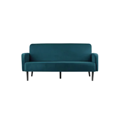PAPERFLOW 3-Sitzer Sofa LISBOA Samtbezug grün 74600850 LC3PV.01.08