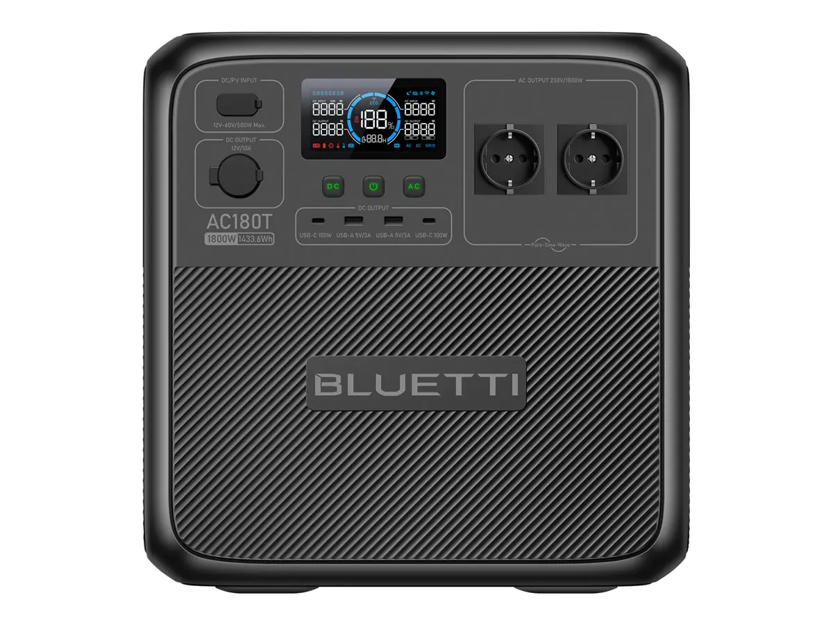 PowerOak Bluetti AC180T - Tragbares kraftwerk - Wechselstrom