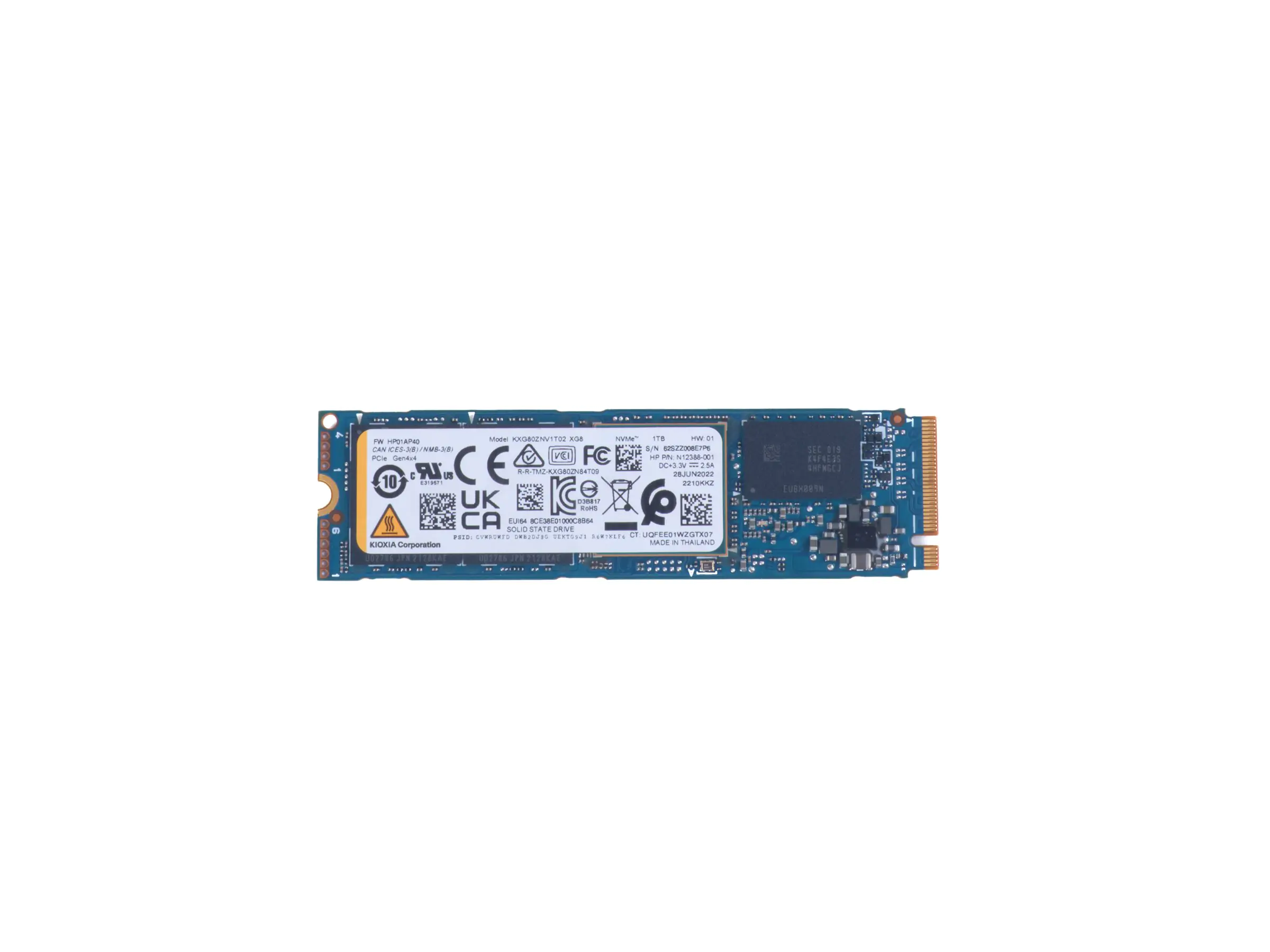 HP SSD - 1 TB - intern - M.2 2280 - PCIe 4.0 B8BD6AA